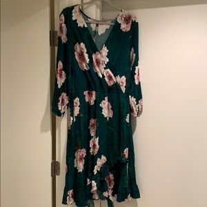 Anthropologie faux wrap dress